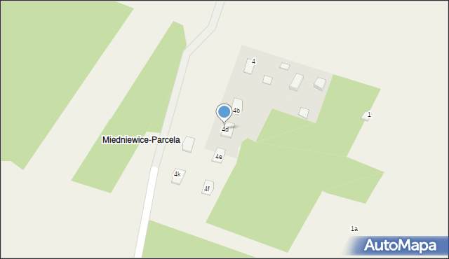 Miedniewice, Miedniewice, 4d, mapa Miedniewice