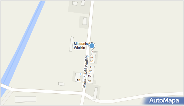 Mieduniszki Wielkie, Mieduniszki Wielkie, 7/4, mapa Mieduniszki Wielkie