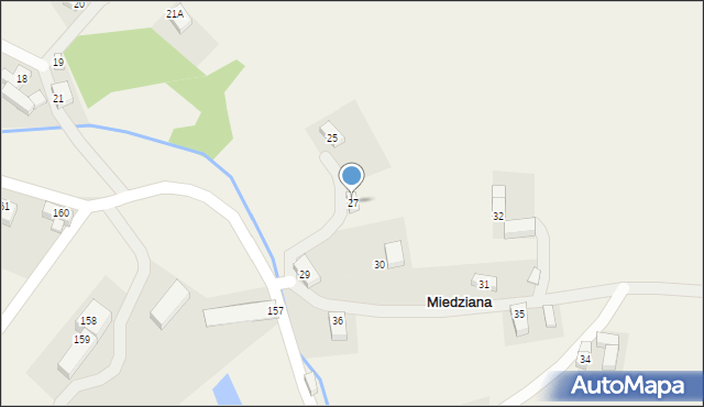 Miedziana, Miedziana, 27, mapa Miedziana