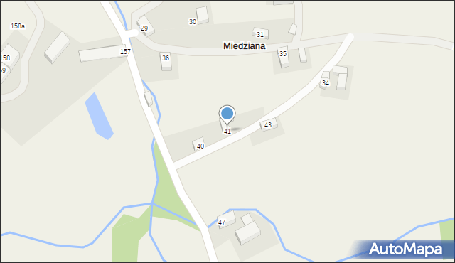 Miedziana, Miedziana, 41, mapa Miedziana