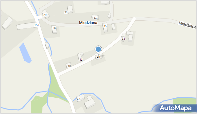 Miedziana, Miedziana, 43, mapa Miedziana