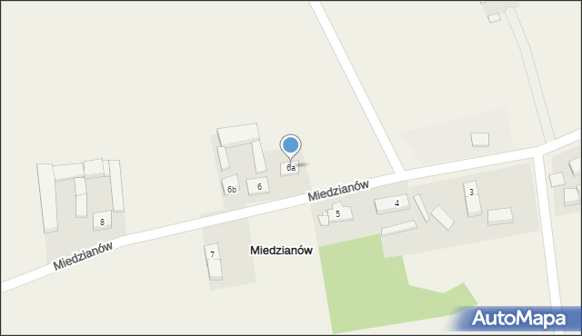 Miedzianów, Miedzianów, 6a, mapa Miedzianów