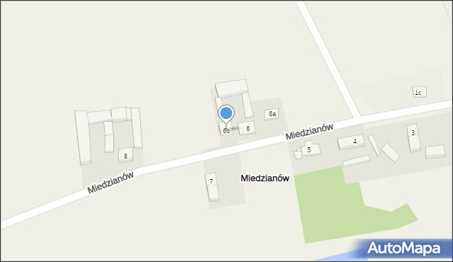 Miedzianów, Miedzianów, 6b, mapa Miedzianów