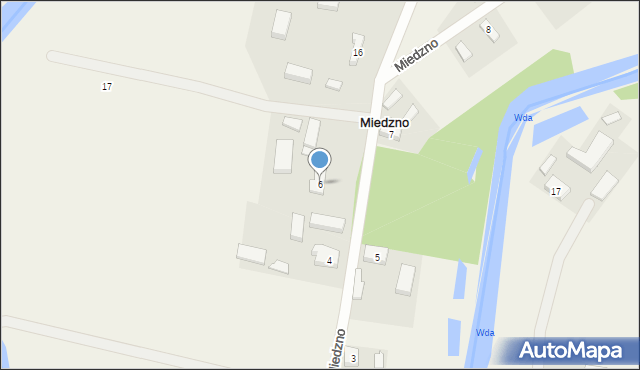 Miedzno, Miedzno, 6, mapa Miedzno