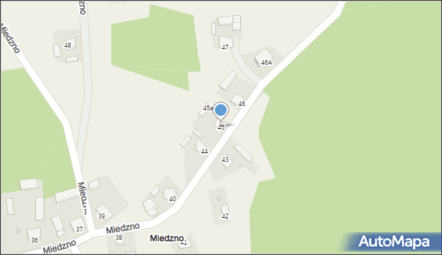 Miedzno, Miedzno, 45, mapa Miedzno