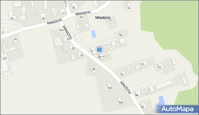 Miedzno, Miedzno, 60, mapa Miedzno