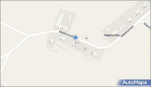 Międzychód, Międzychód, 6, mapa Międzychód