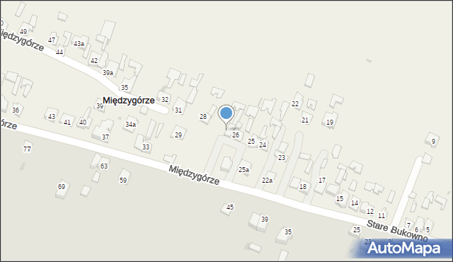 Międzygórze, Międzygórze, 27, mapa Międzygórze