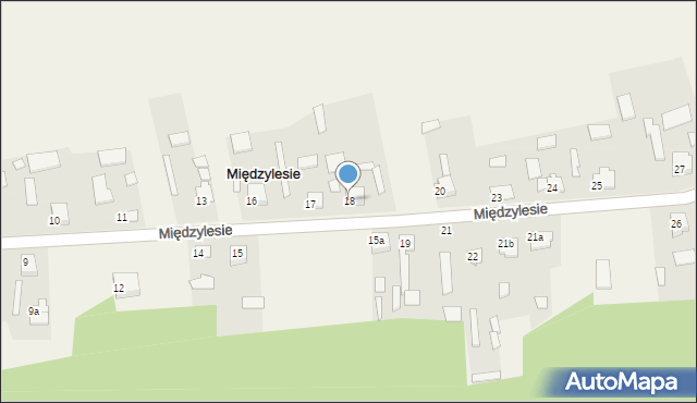 Międzylesie, Międzylesie, 18, mapa Międzylesie