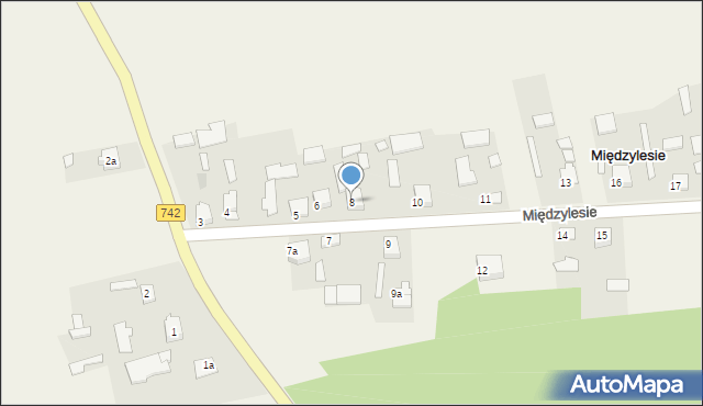 Międzylesie, Międzylesie, 8, mapa Międzylesie