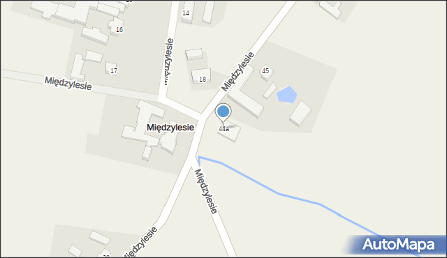 Międzylesie, Międzylesie, 44a, mapa Międzylesie