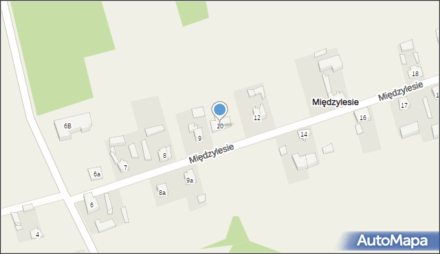 Międzylesie, Międzylesie, 10, mapa Międzylesie