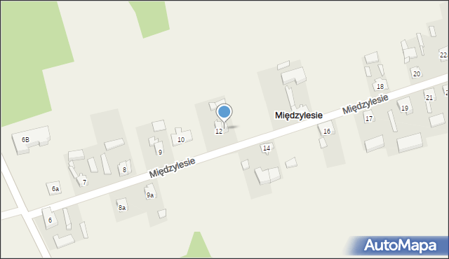 Międzylesie, Międzylesie, 13, mapa Międzylesie