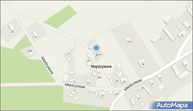 Międzylesie, Międzylesie, 28, mapa Międzylesie