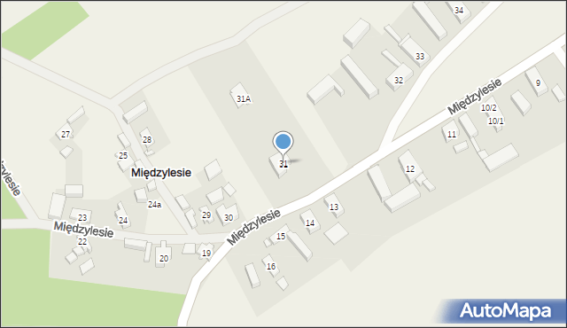 Międzylesie, Międzylesie, 31, mapa Międzylesie