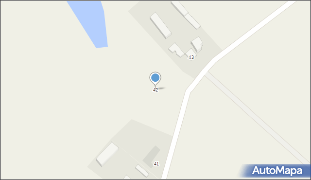 Międzyłęż, Międzyłęż, 42, mapa Międzyłęż