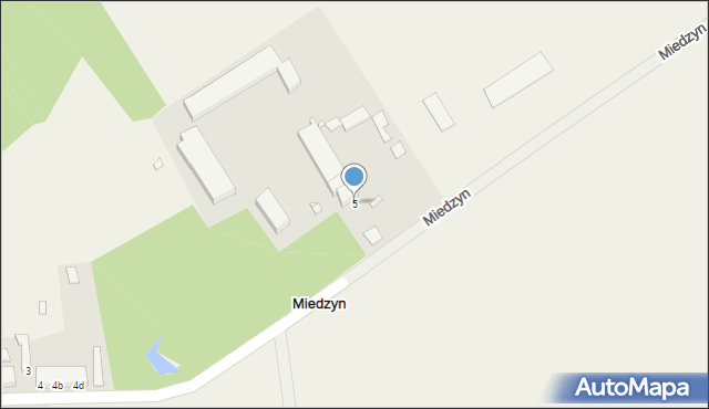 Miedzyn, Miedzyn, 5, mapa Miedzyn