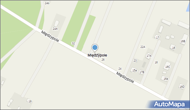 Międzypole, Międzypole, 27, mapa Międzypole