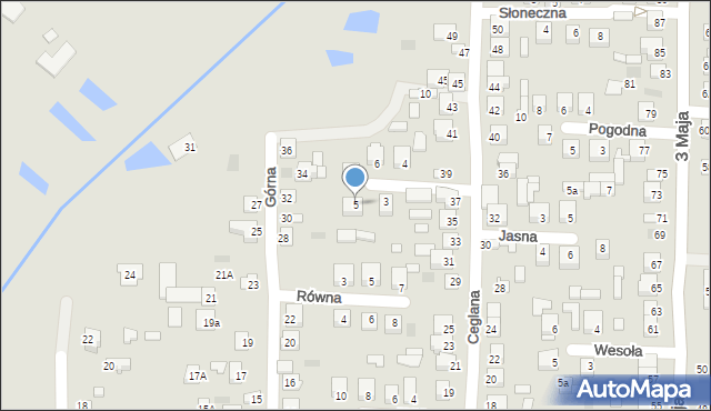 Międzyrzec Podlaski, Miodowa, 5, mapa Międzyrzec Podlaski