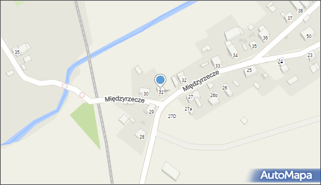 Międzyrzecze, Międzyrzecze, 31, mapa Międzyrzecze