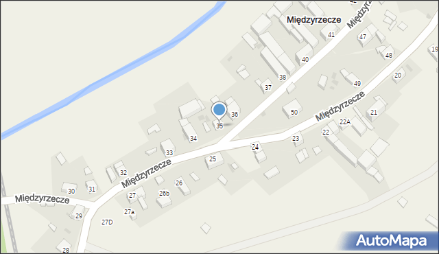 Międzyrzecze, Międzyrzecze, 35, mapa Międzyrzecze