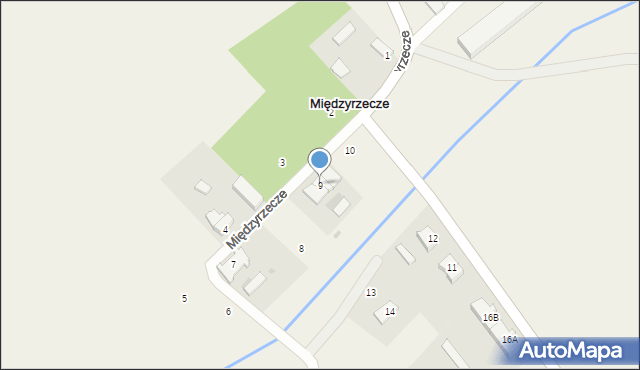 Międzyrzecze, Międzyrzecze, 9, mapa Międzyrzecze