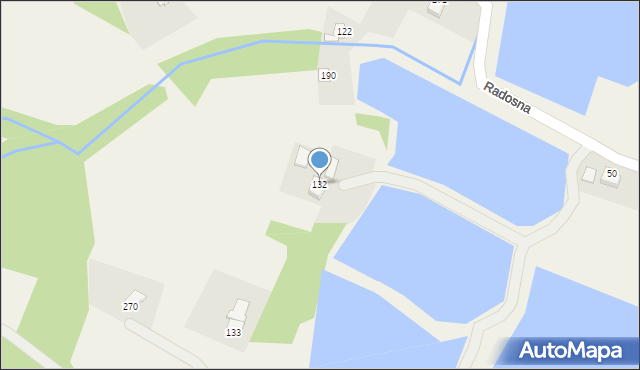 Międzyrzecze Dolne, Międzyrzecze Dolne, 132, mapa Międzyrzecze Dolne