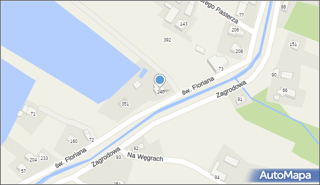 Międzyrzecze Dolne, Międzyrzecze Dolne, 140, mapa Międzyrzecze Dolne