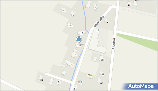 Międzyrzecze Dolne, Międzyrzecze Dolne, 249, mapa Międzyrzecze Dolne