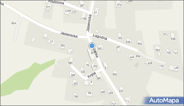 Międzyrzecze Górne, Międzyrzecze Górne, 10, mapa Międzyrzecze Górne