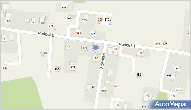 Międzyrzecze Górne, Międzyrzecze Górne, 104a, mapa Międzyrzecze Górne