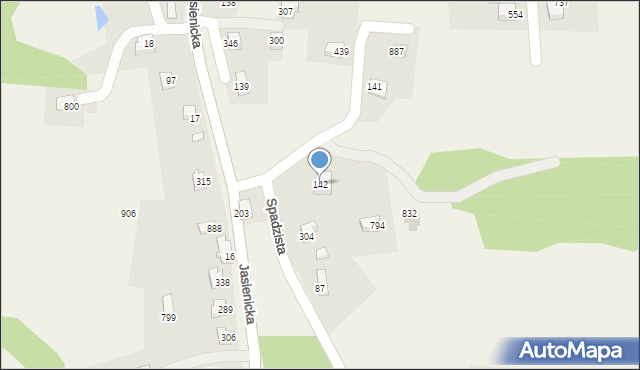 Międzyrzecze Górne, Międzyrzecze Górne, 142, mapa Międzyrzecze Górne