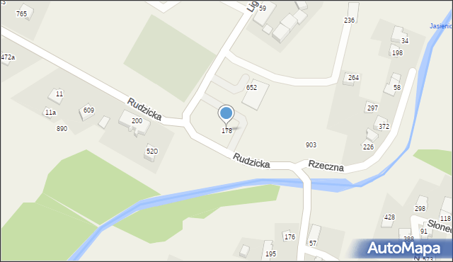 Międzyrzecze Górne, Międzyrzecze Górne, 178, mapa Międzyrzecze Górne