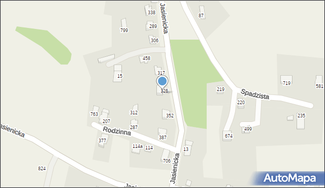 Międzyrzecze Górne, Międzyrzecze Górne, 326b, mapa Międzyrzecze Górne
