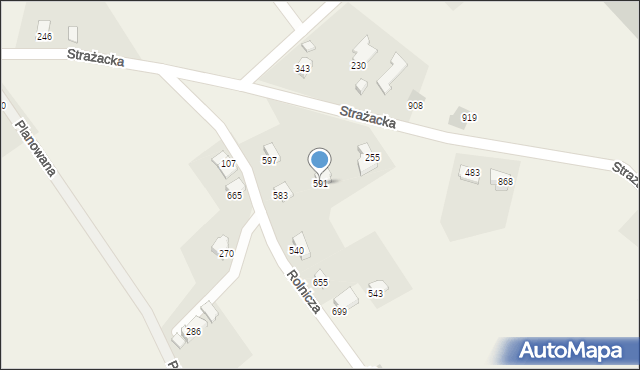 Międzyrzecze Górne, Międzyrzecze Górne, 591, mapa Międzyrzecze Górne