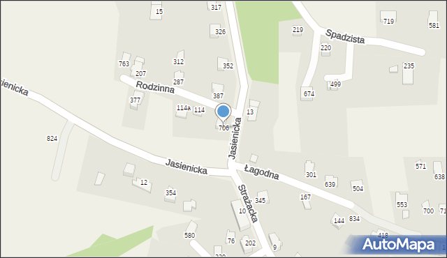 Międzyrzecze Górne, Międzyrzecze Górne, 706, mapa Międzyrzecze Górne