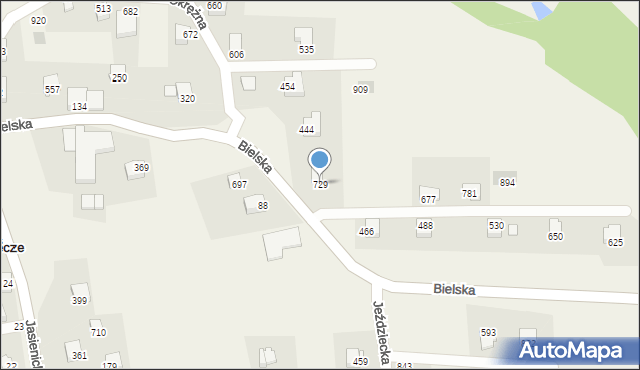 Międzyrzecze Górne, Międzyrzecze Górne, 729, mapa Międzyrzecze Górne