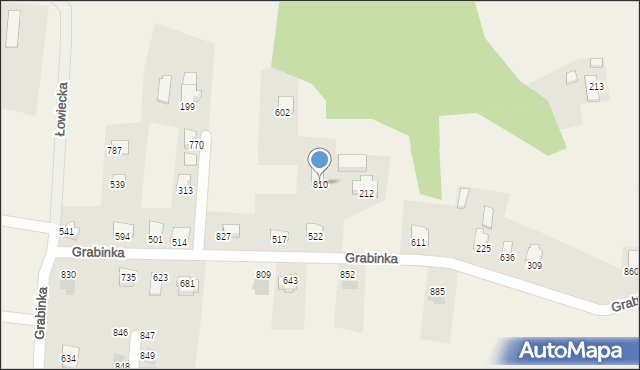 Międzyrzecze Górne, Międzyrzecze Górne, 810, mapa Międzyrzecze Górne