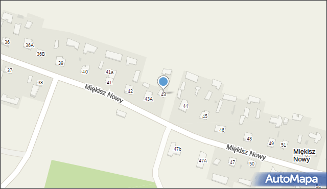 Miękisz Nowy, Miękisz Nowy, 43, mapa Miękisz Nowy