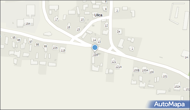Miękisz Stary, Miękisz Stary, 12A, mapa Miękisz Stary