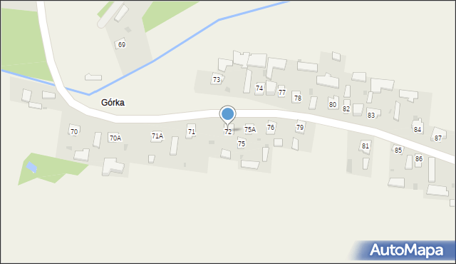 Miękisz Stary, Miękisz Stary, 72, mapa Miękisz Stary
