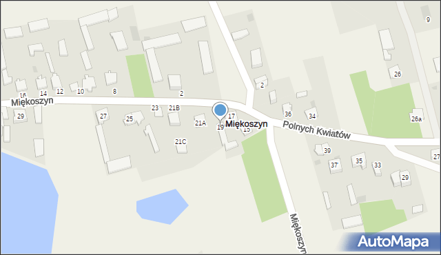 Miękoszyn, Miękoszyn, 19, mapa Miękoszyn