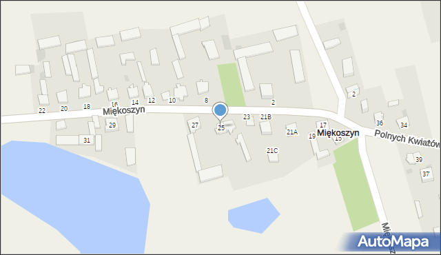 Miękoszyn, Miękoszyn, 25, mapa Miękoszyn