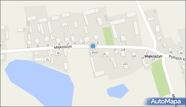 Miękoszyn, Miękoszyn, 27, mapa Miękoszyn