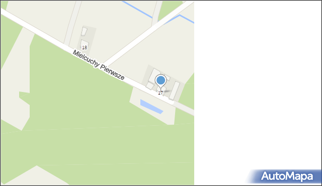 Mielcuchy Pierwsze, Mielcuchy Pierwsze, 17, mapa Mielcuchy Pierwsze