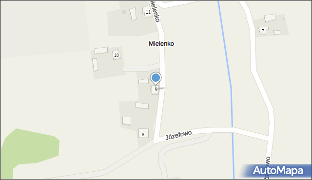 Mielenko, Mielenko, 9, mapa Mielenko