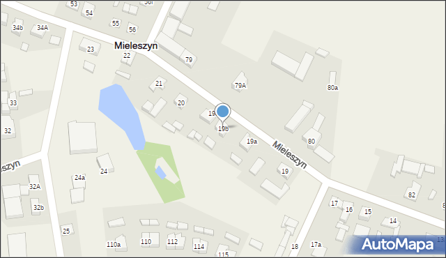 Mieleszyn, Mieleszyn, 19b, mapa Mieleszyn