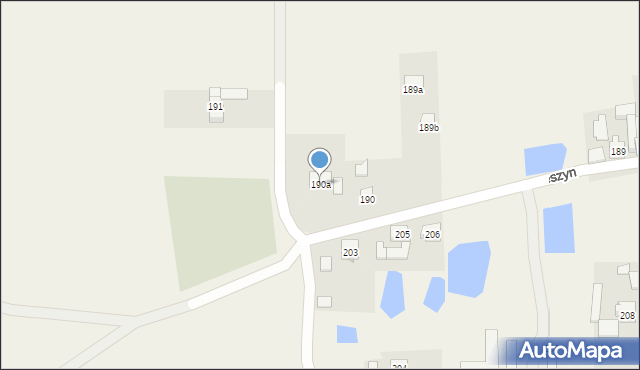 Mieleszyn, Mieleszyn, 190a, mapa Mieleszyn