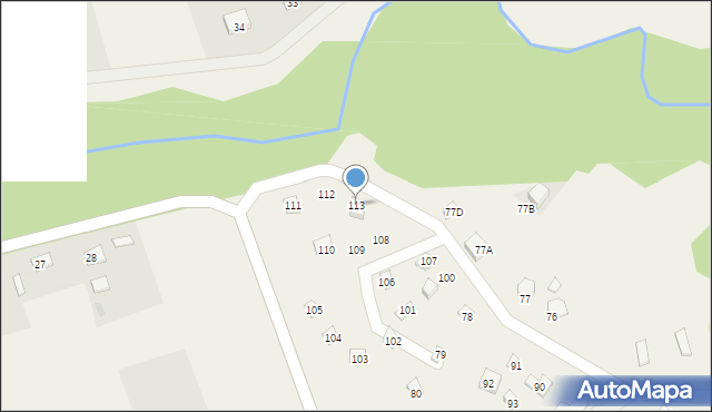 Mielno, Mielno, 113, mapa Mielno