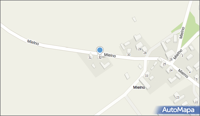 Mielno, Mielno, 32, mapa Mielno